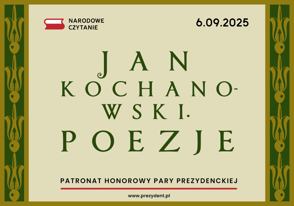Baner akcji Narodowe Czytanie 2025